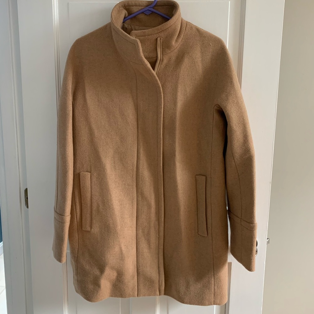 J Crew City Coat - Tan